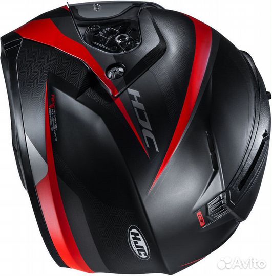 Модуляр Шлем HJC C91 Taly черно красный разм M