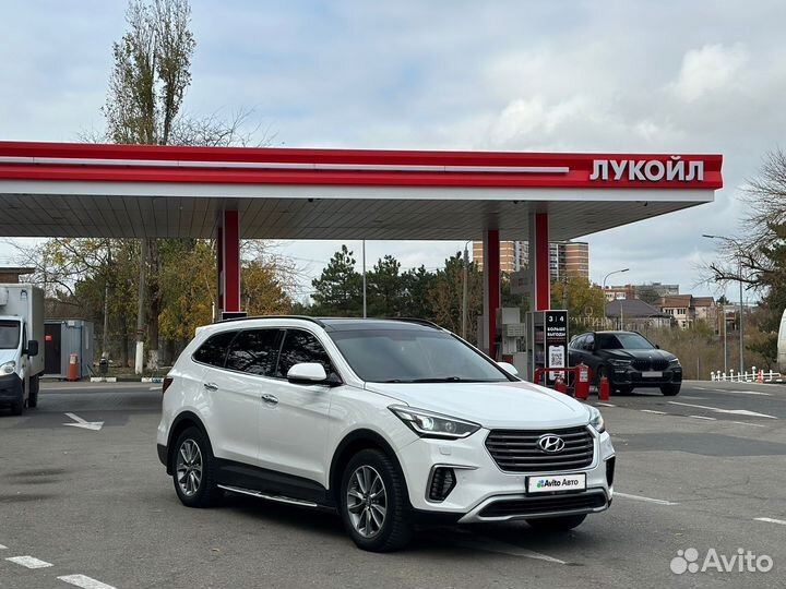 Hyundai Grand Santa Fe 2.2 AT, 2017, 100 000 км