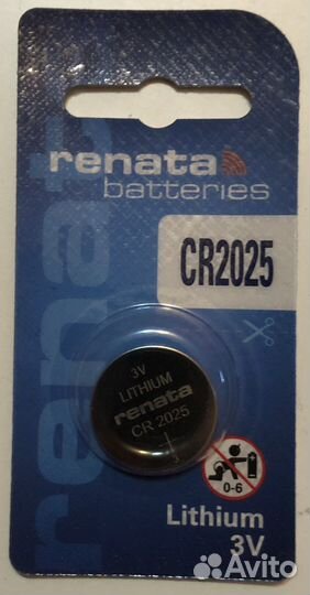 Литиевые батарейки renata