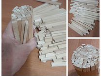 Заготовки палочки деревянные набор для творчества