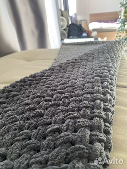 Плед детский вязаный ручная работа