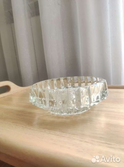 Ваза конфетница хрусталь