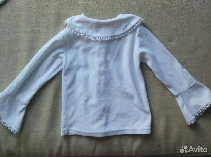 Белая блузка для девочки 6 лет