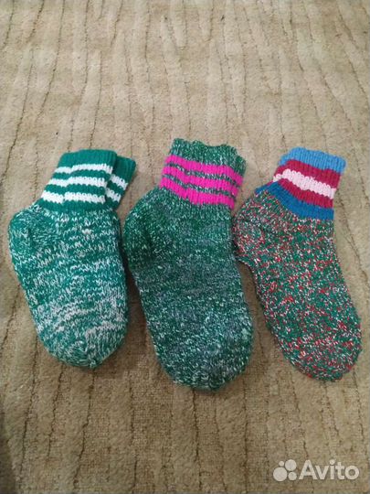 Вязаные носки