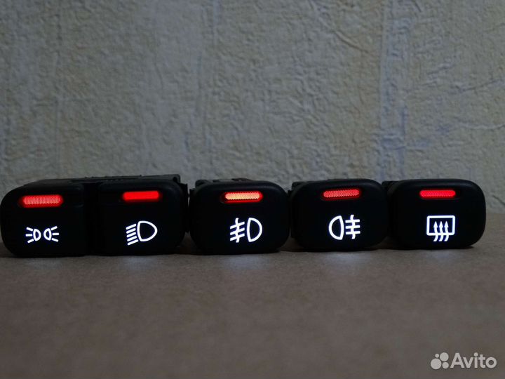 Пересвет кнопок ваз 2114