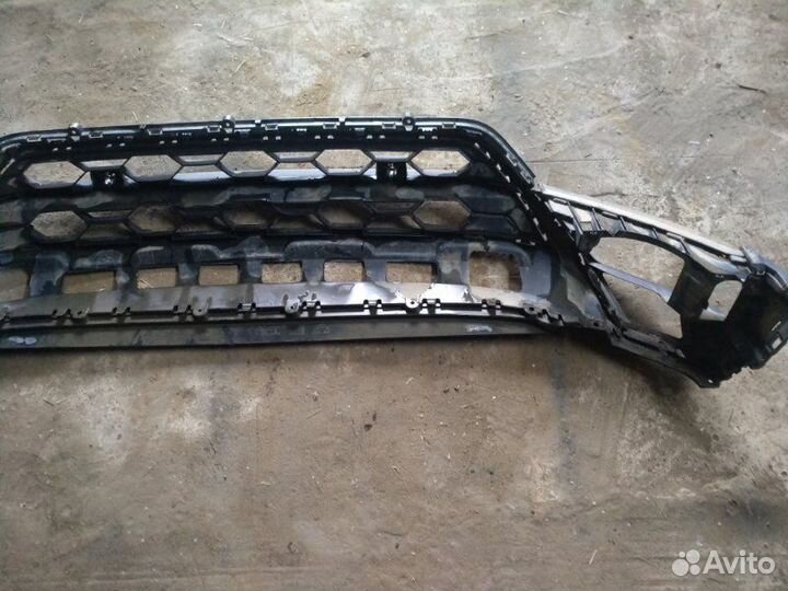 Накладка бампера Губа Юбка Volkswagen Tiguan AD1