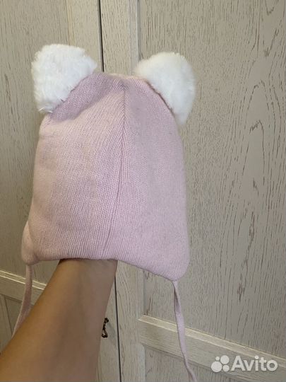 Шапка зимняя для девочки 48 50