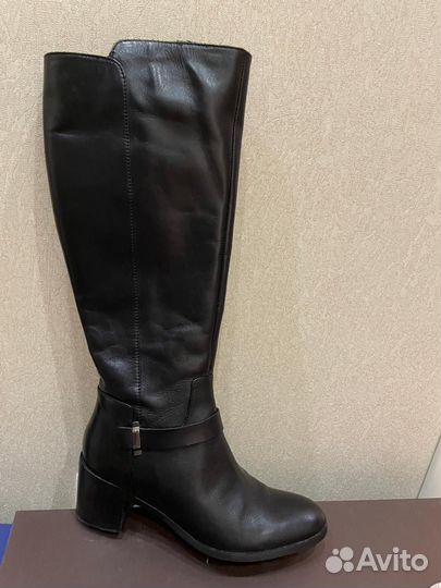Сапоги женские натуральная кожа 37