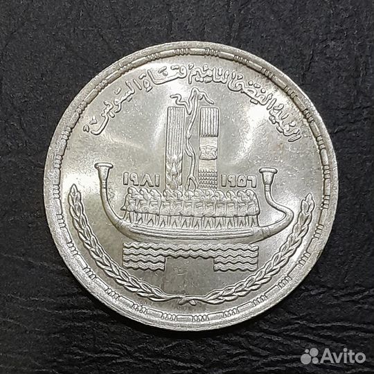 1 фунт 1981 год египет