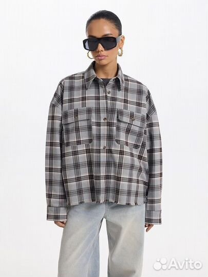 Рубашка в клетку love republic