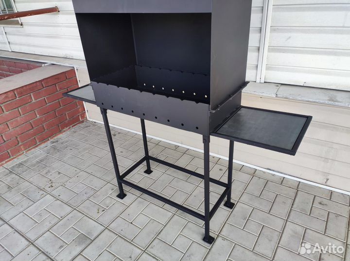 Мангал с вытяжкой 4мм