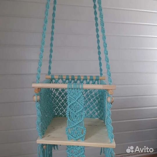 Гамаки, качели, люльки из макраме