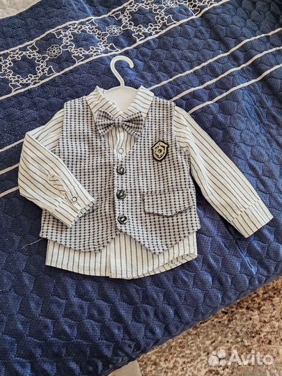 Костюм тройка для мальчика 80-86