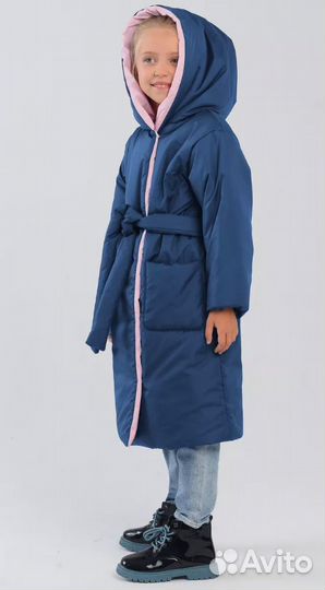 Пальто для девочки демисезонное