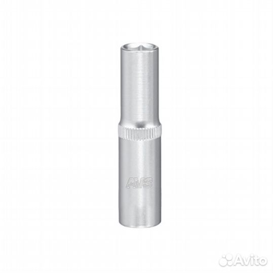 Головка торцевая глубокая 6-гранная 1/4''DR (7 мм)