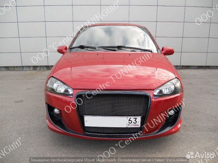 Бампер LADA Калина бампер передний лекс робот