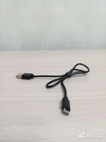 Кабель зарядный USB/Micro USB, длина 46 см, чёрный