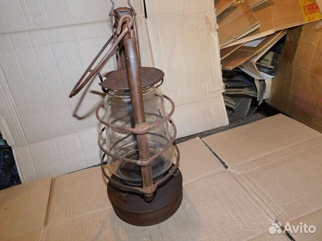 Антикварный,подвесной фонарь летучая мышь нэп СССР