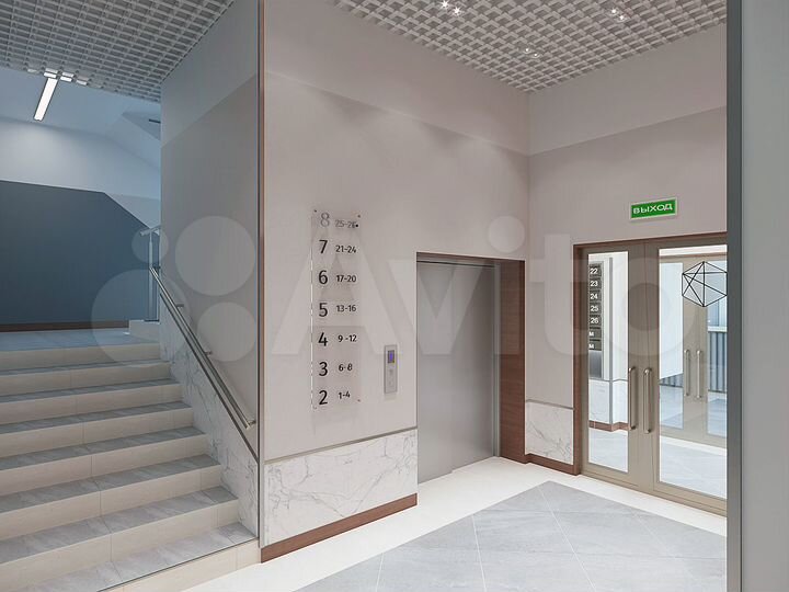 2-к. квартира, 42,9 м², 9/12 эт.