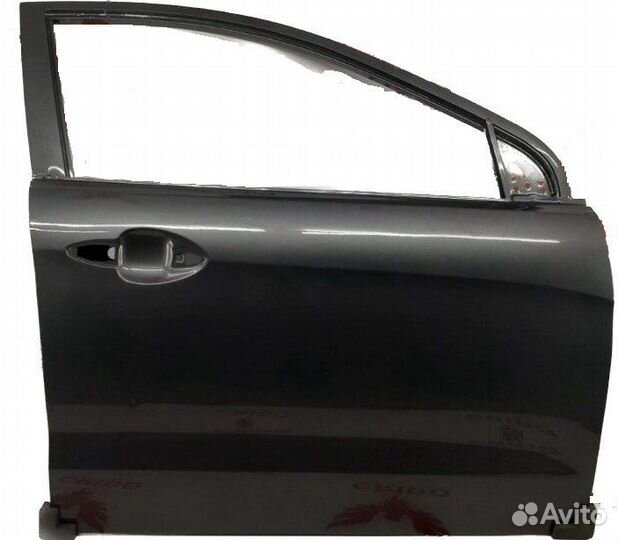 Дверь передняя правая серая Киа Рио 3 2011-2017