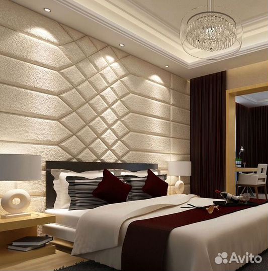 Мягкие изголовья, стеновые панели