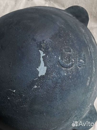 Казан чугунный 6л с крышкой