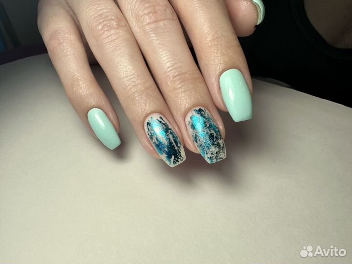 Маникюр с покрытием гель лак