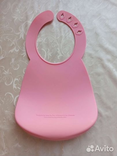 Нагрудник для кормления силиконовый Make my day