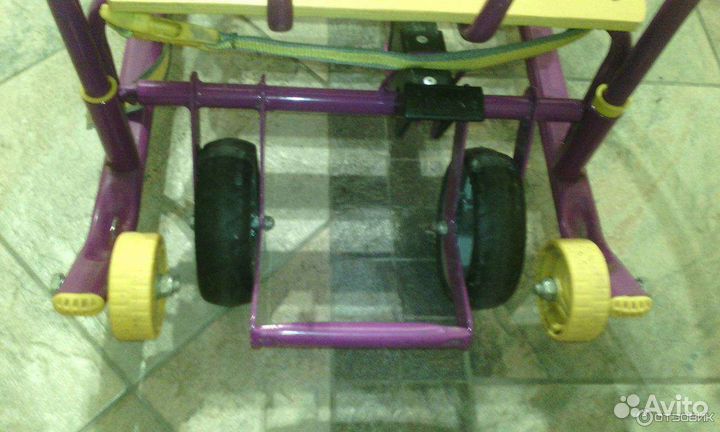 Санки детские с колёсами Ника Buran