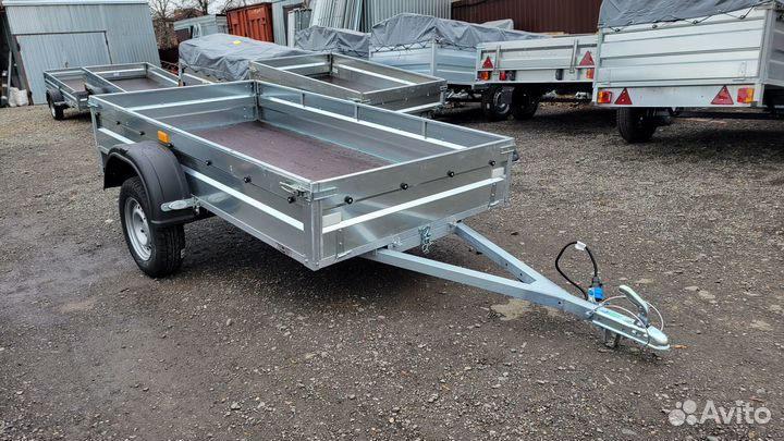 Легковой прицеп цинк 2.5 м на 1.3 м борт 320 см