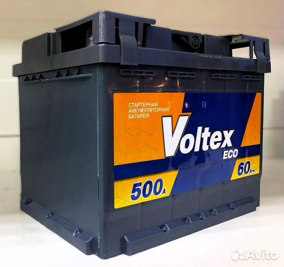 Бюджетный Аккумулятор Voltex 60Ah 500А Крымск 3000