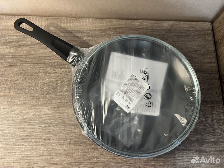Сковорода сотейник с крышкой Хемлагад 26см Икеа