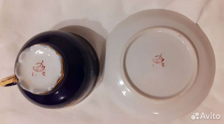 Чайный сервиз СССР Довбышский фарфоровый завод