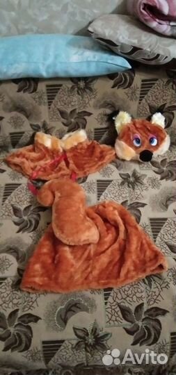 Костюм белочка.лисичка возраст.2-5года бу 1 раз
