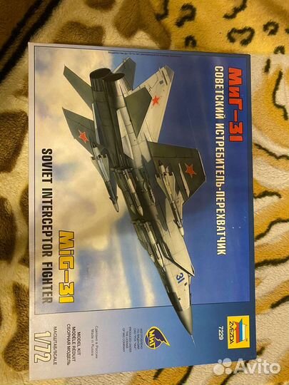 Сборная модель самолёта Миг-31