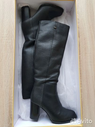 Сапоги демисезонные женские нат кожа
