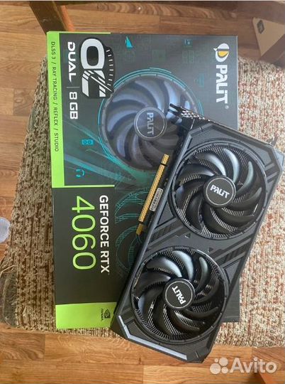 Видеокарта Palit geforce rtx 4060 dual 8gb