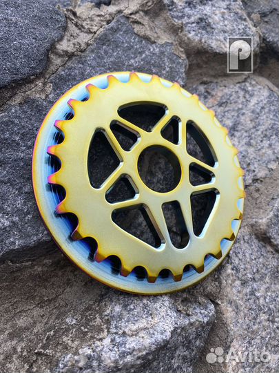 BMX Звезда Stress Penta Guard 25T oil slick