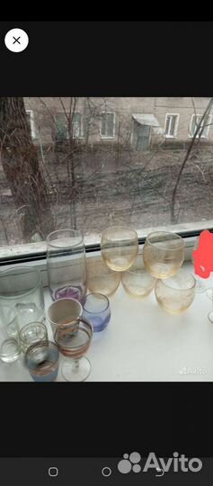 Бокалы стопки стаканы советские