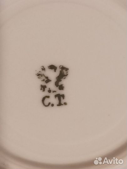 Чайно-кофейные пары Carl Tielsch антикварные