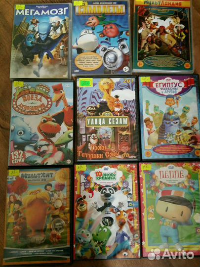 Двд диски. Фильмы в ассортименте