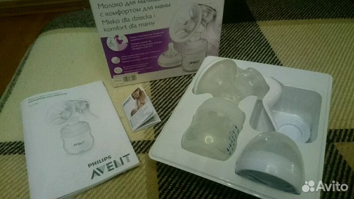 Новый ручной молокоотсос philips avent