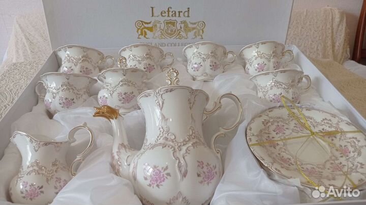 Чайный сервиз lefard Английская коллекция золота