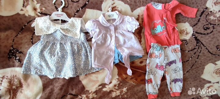 Вещи на девочку 3-6 месяцев