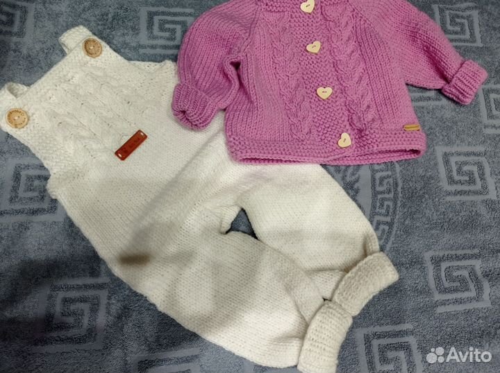 Вязанные детские вещи ручной работы