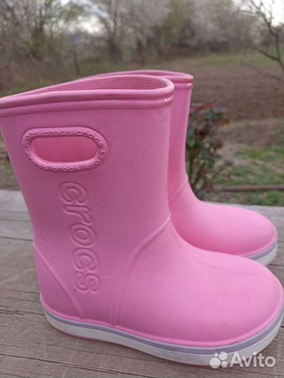 Резиновые сапоги для девочки Crocs