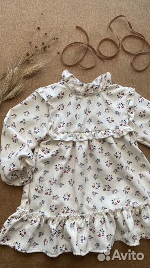 Детское платье праздничное хлопковое 90-120