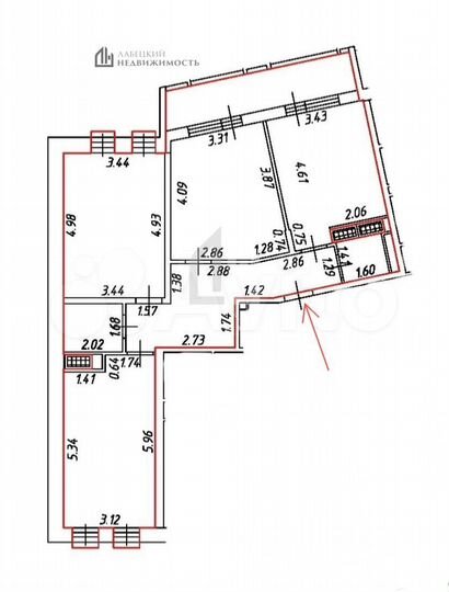 3-к. квартира, 93,3 м², 18/18 эт.
