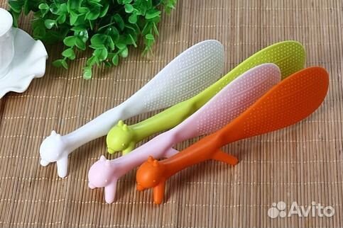 Кухонная ложка-лопаточка на ножках в форме белочки