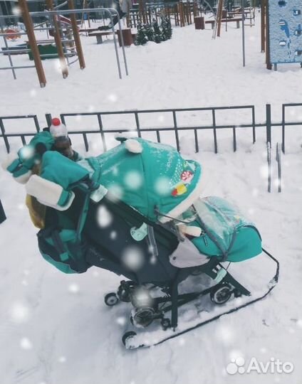 Детские санки коляска Nika